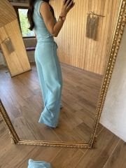 Art.Bebe mavi Palazzo takım