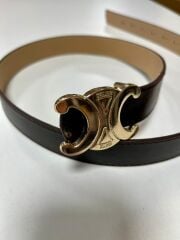 155 C Tasarım A Kahve Gold Kemer