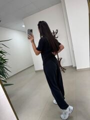 İv 26282 Paça Düğmeli Modal Antrasit Pantolon