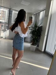 Fw Mavi Denim Etek