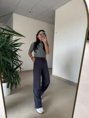 Dv 10651 Yumoş Kısa Kollu Füme Kazak