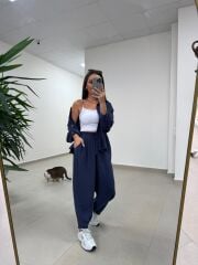 Fp 50957 Laci Tensel Gömlek Pantolon Takım