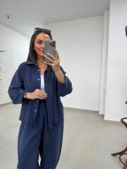 Fp 50957 Laci Tensel Gömlek Pantolon Takım