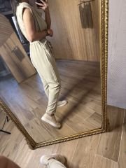 Degaje yaka taş aerobin tulum