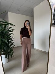 Mc 3012 Vizon Çimalı Palazzo Pantolon