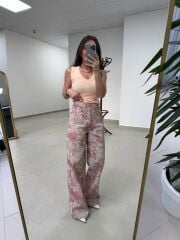 Nx 8325 Etnik Somon Geçişli Denim Pantolon