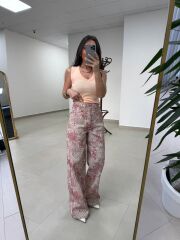 Nx 8325 Etnik Somon Geçişli Denim Pantolon