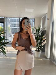 Fw 0297 Nude Şort Etek