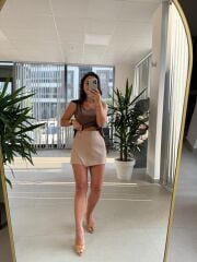 Fw 0297 Nude Şort Etek