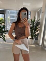 Fw 0297 Nude Şort Etek