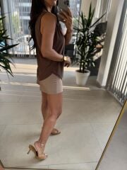 Fw 0297 Nude Şort Etek