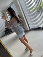 Bb 29855 Antrasit Sim Geçişli File Bluz