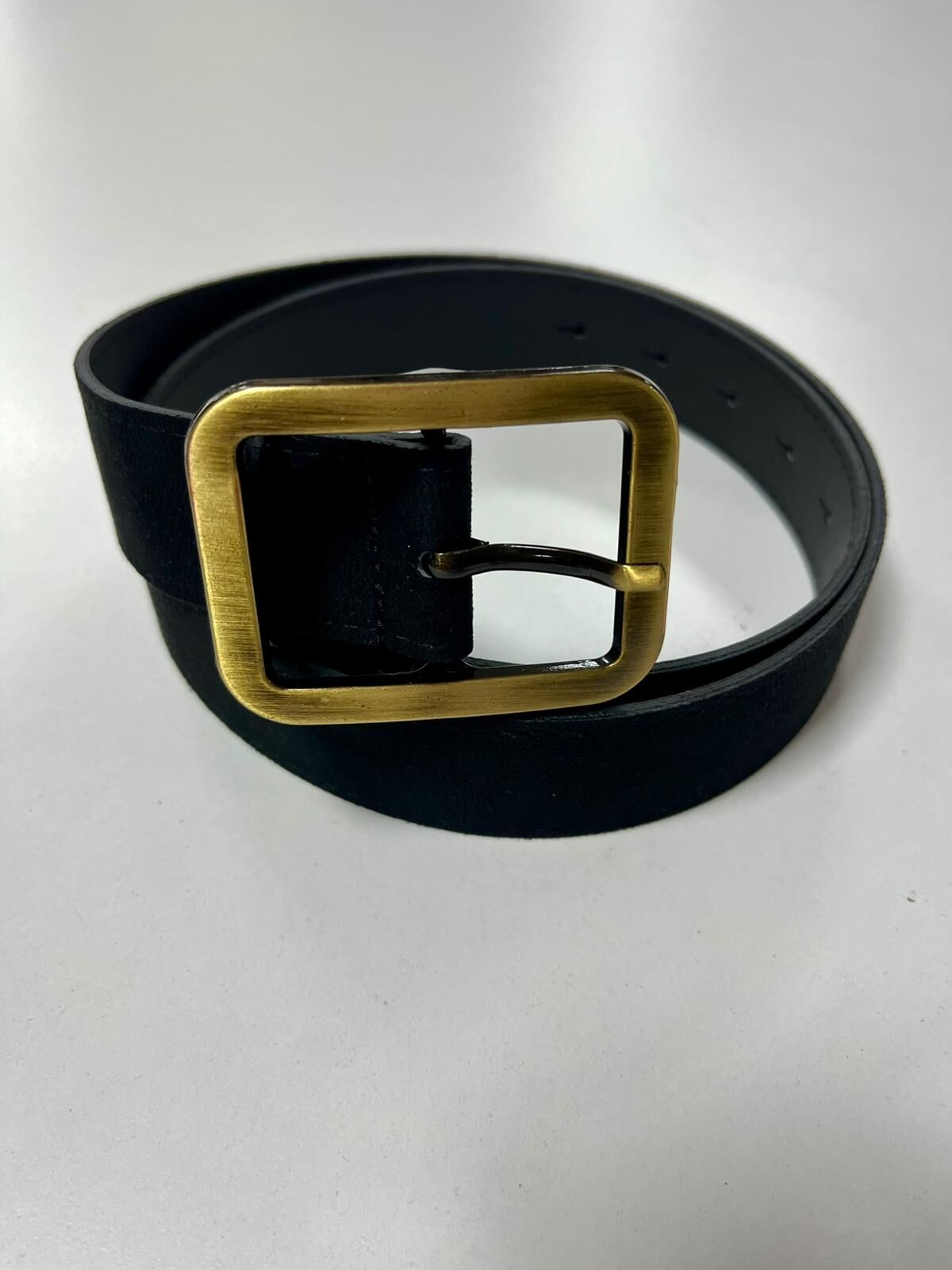 3243 Siyah Antik Desen Tokalı Kemer