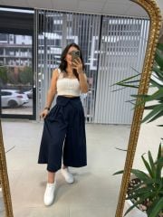 Triko Krem Crop