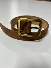 3243 Kahve Antik Desen Tokalı Kemer