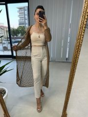 Gold Sim Geçişli Hırka
