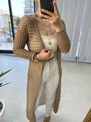 Gold Sim Geçişli Hırka