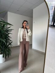 Orj. Marka Tek Düğmeli Yumoş Hırka