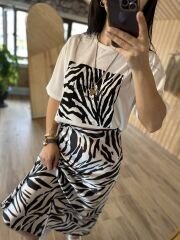 New Zebra baskılı tshırt