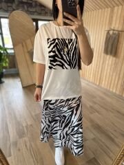 New Zebra baskılı tshırt