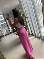 Gk 1056 Pembe Pareo Pamuklu Etek