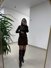 Mn 226 Kaşe Kahve Etek