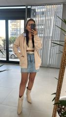 Dr 2471 Pudra Fermuarlı Sweat