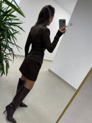 Mn 226 Kaşe Kahve Etek