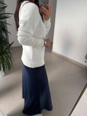 Orj. Marka Laci Geçişli Triko Kazak