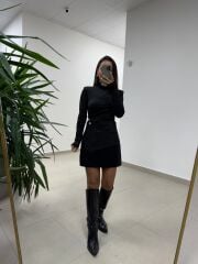 Mn 226 Kaşe Siyah Etek