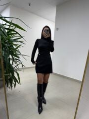 Mn 226 Kaşe Siyah Etek