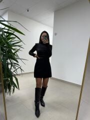 Mn 226 Kaşe Siyah Etek