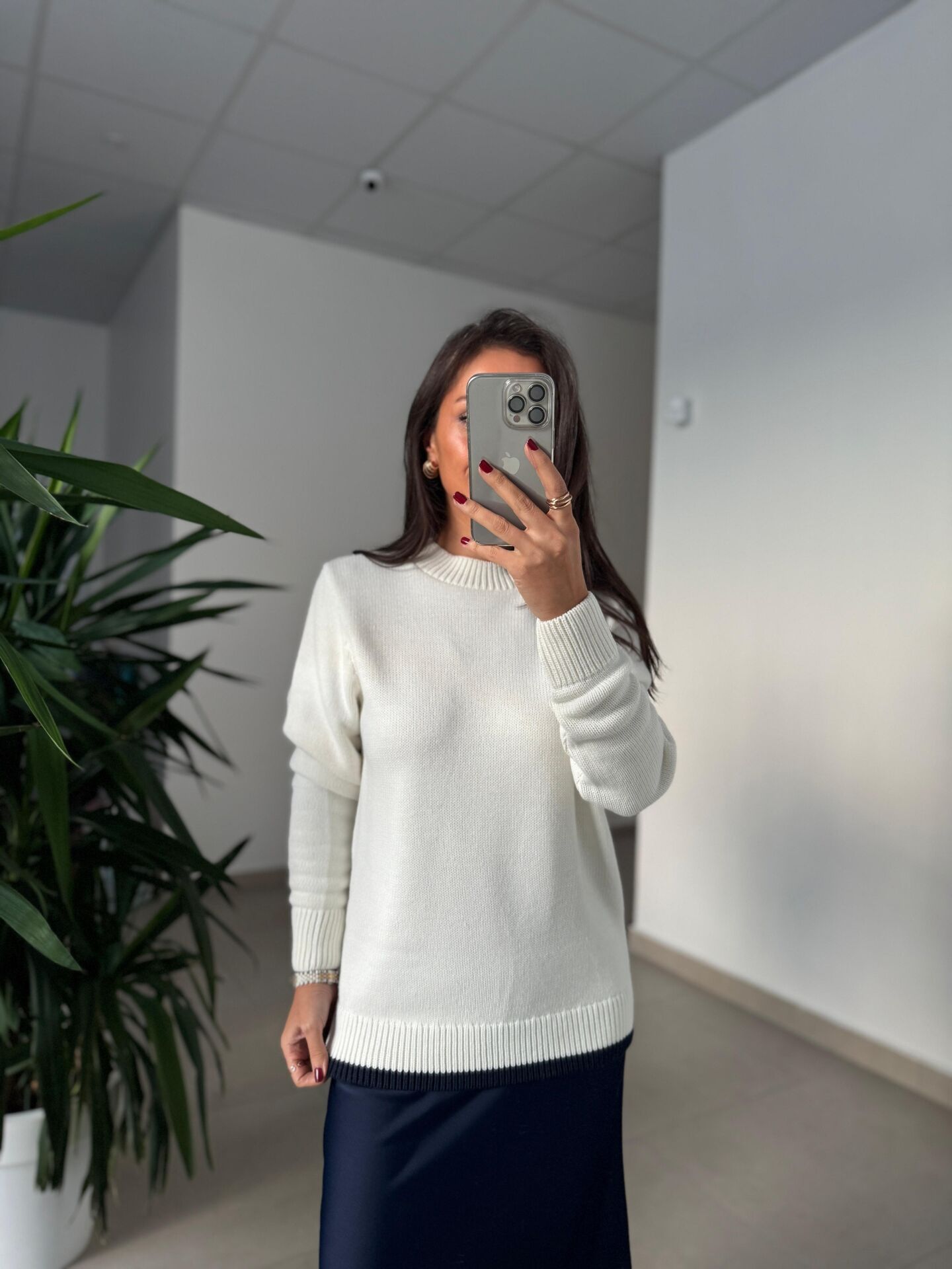 Orj. Marka Laci Geçişli Triko Kazak