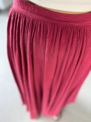 Fw 0393 Krinkıl Bordo Etek