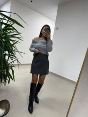 Bh Madonna Yaka Gri Kazak