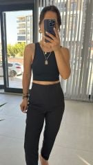 Gk Yüzücü Siyah Crop