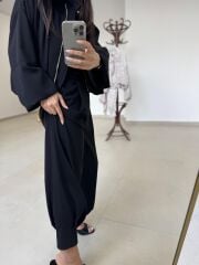 Kd 6799 Siyah Fermuar Detaylı Tasarım Takım