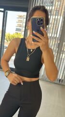 Gk Yüzücü Siyah Crop