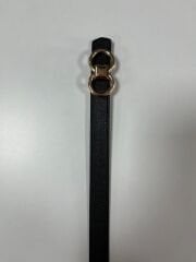 2500 Halka Tokalı İnce Siyah Kemer