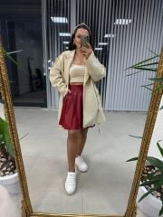 Ms Cream Poncho