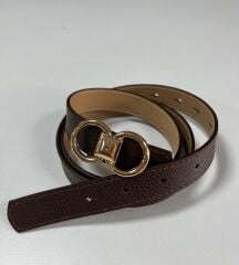 2500 Halka Tokalı İnce A.Kahve Kemer