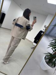 Nx 2273 Taş Denim detaylı Fitilli Takım