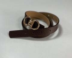 2500 Halka Tokalı İnce A.Kahve Kemer