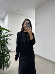 Sv 245014 Siyah Ajurlu Kazak