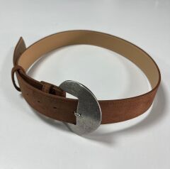 5000 Nubuk Taba Gümüş Kemer