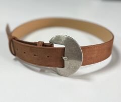 5000 Nubuk Taba Gümüş Kemer