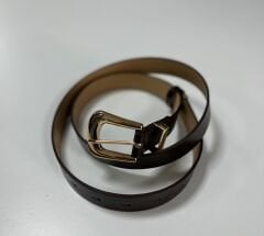 1712 A.kahve Gold Tokalı Kemer