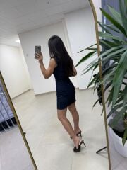 Np 347 Marka Model Laci Düğmeli Denim Elbise