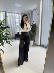 Gk Saten Palazzo Pantolon