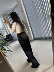 Gk Saten Palazzo Pantolon